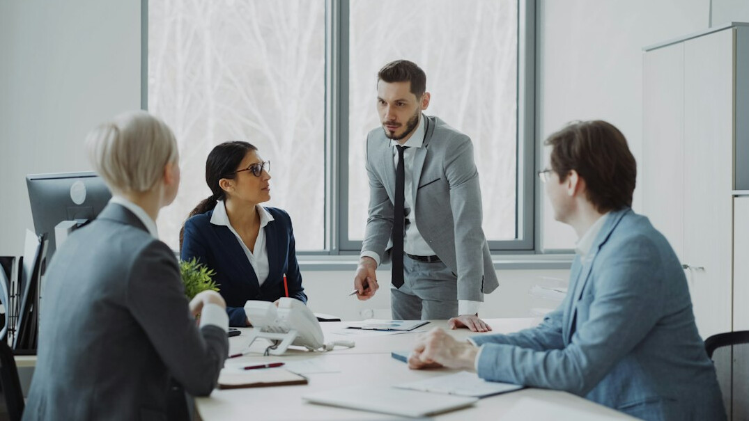 business team discussion meeting